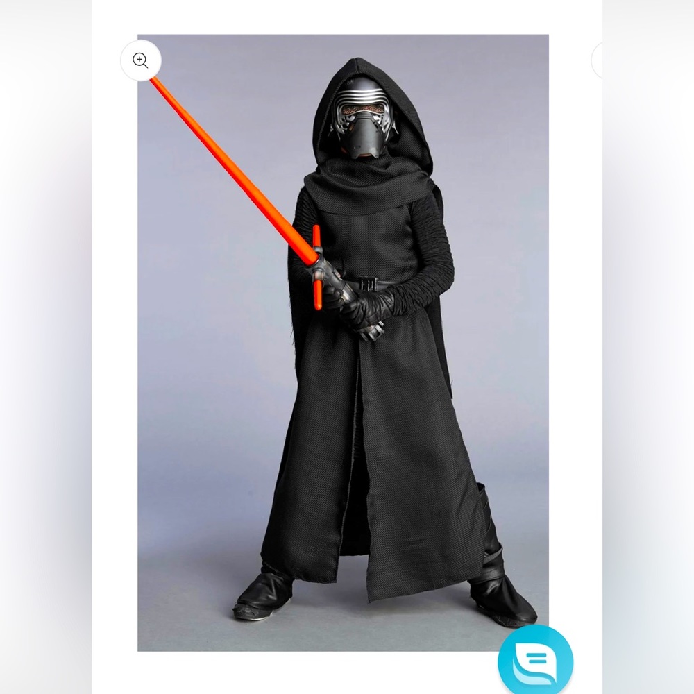 Ultimate Kylo Ren costume & lightsaber by Chasing Fireflies, Boys/Youth L 12/14